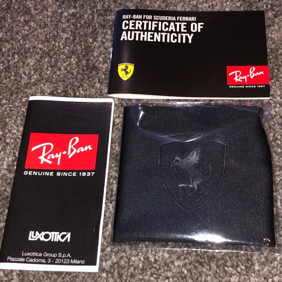 Ray Ban Ferrari Edition Red Aviators - Picture 7 of 7